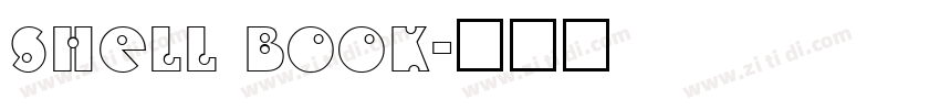 shell book字体转换